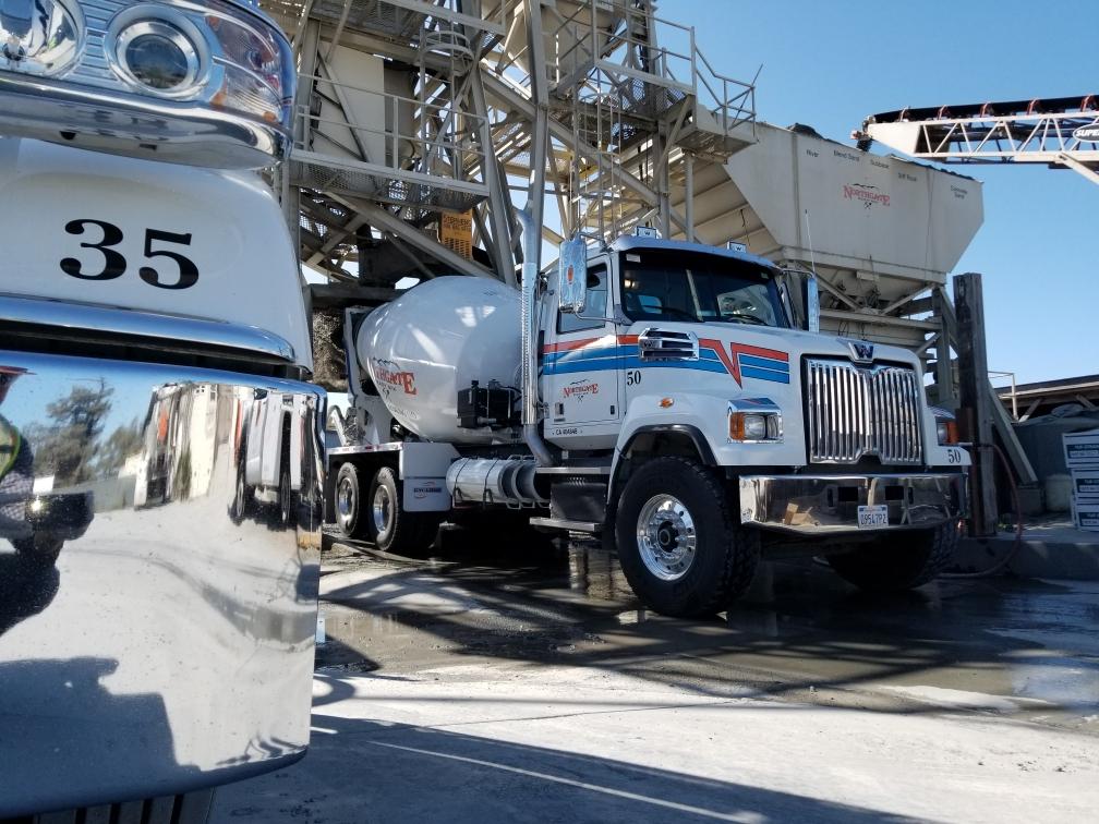 Northgate truck at batch plant