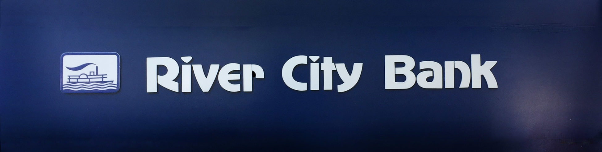 River City Bank sign